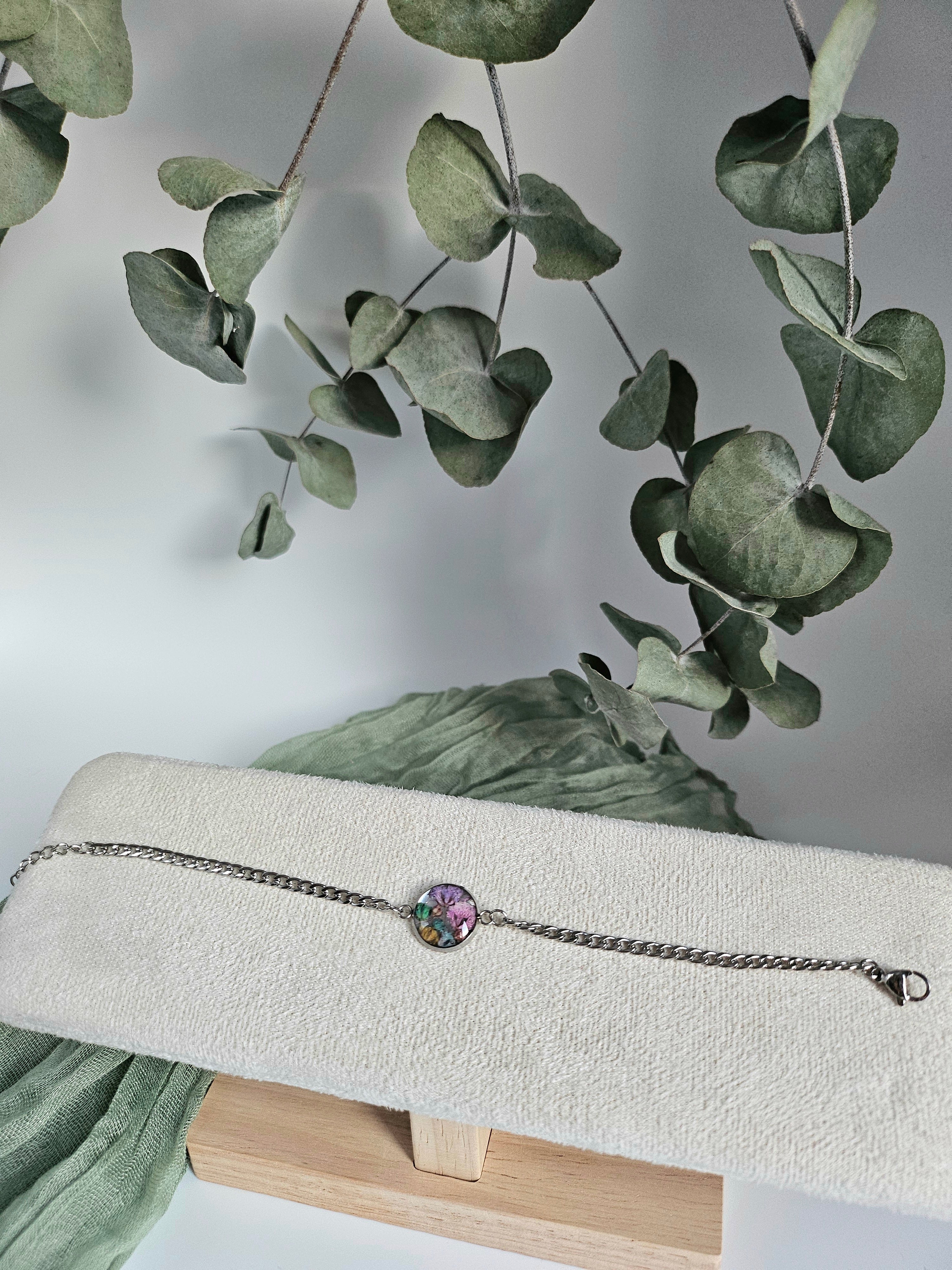 Pastel Meadow Baby’s Breath Bracelet