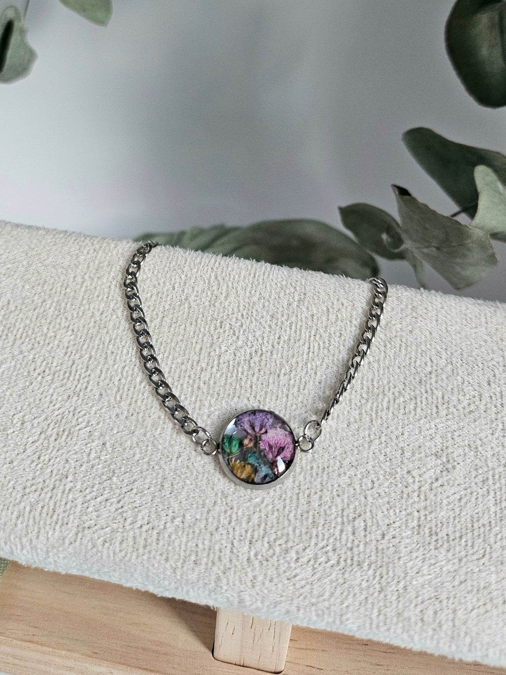 Pastel Meadow Baby’s Breath Bracelet