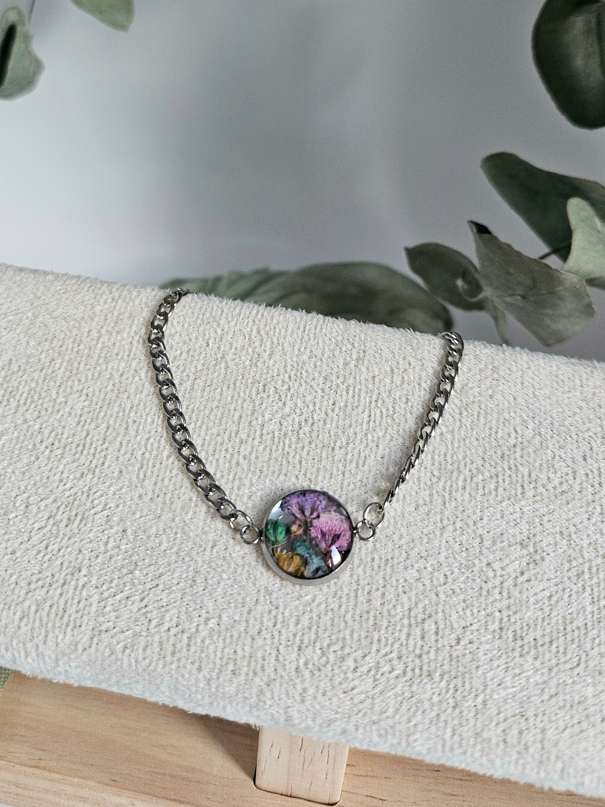 Pastel Meadow Baby’s Breath Bracelet