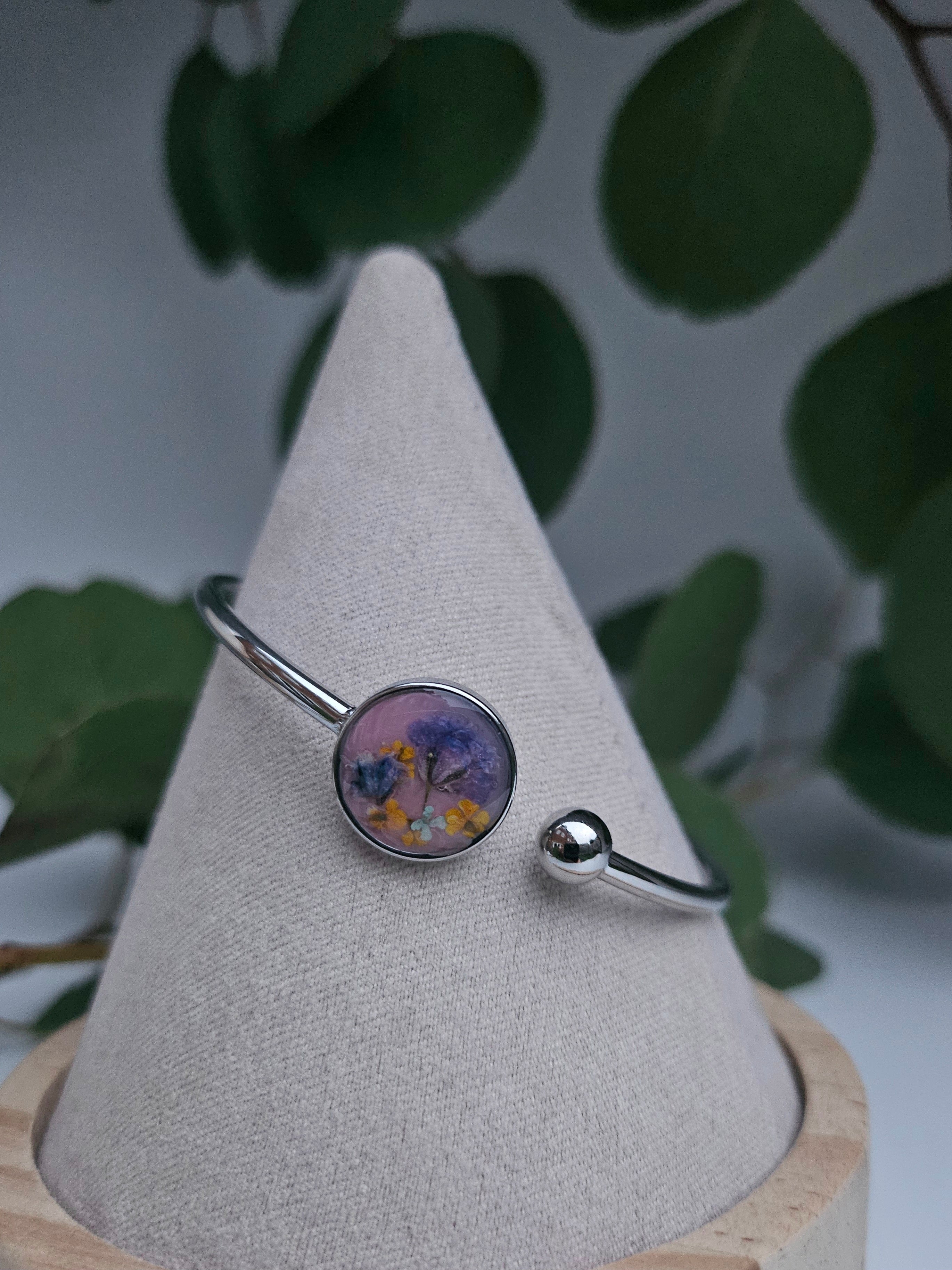 Blush Meadow Cuff Bangle