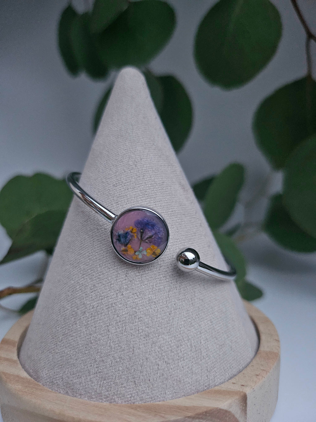 Blush Meadow Cuff Bangle