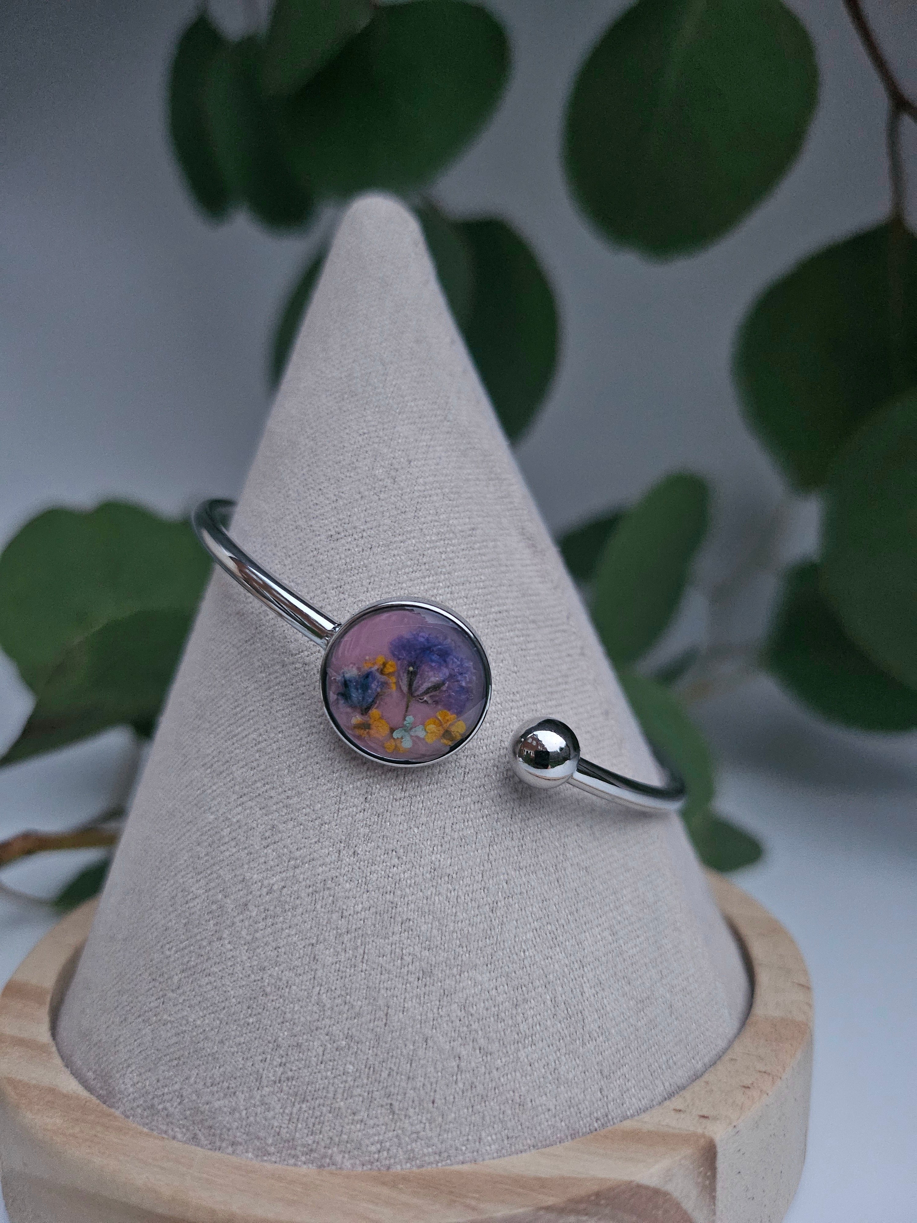 Blush Meadow Cuff Bangle