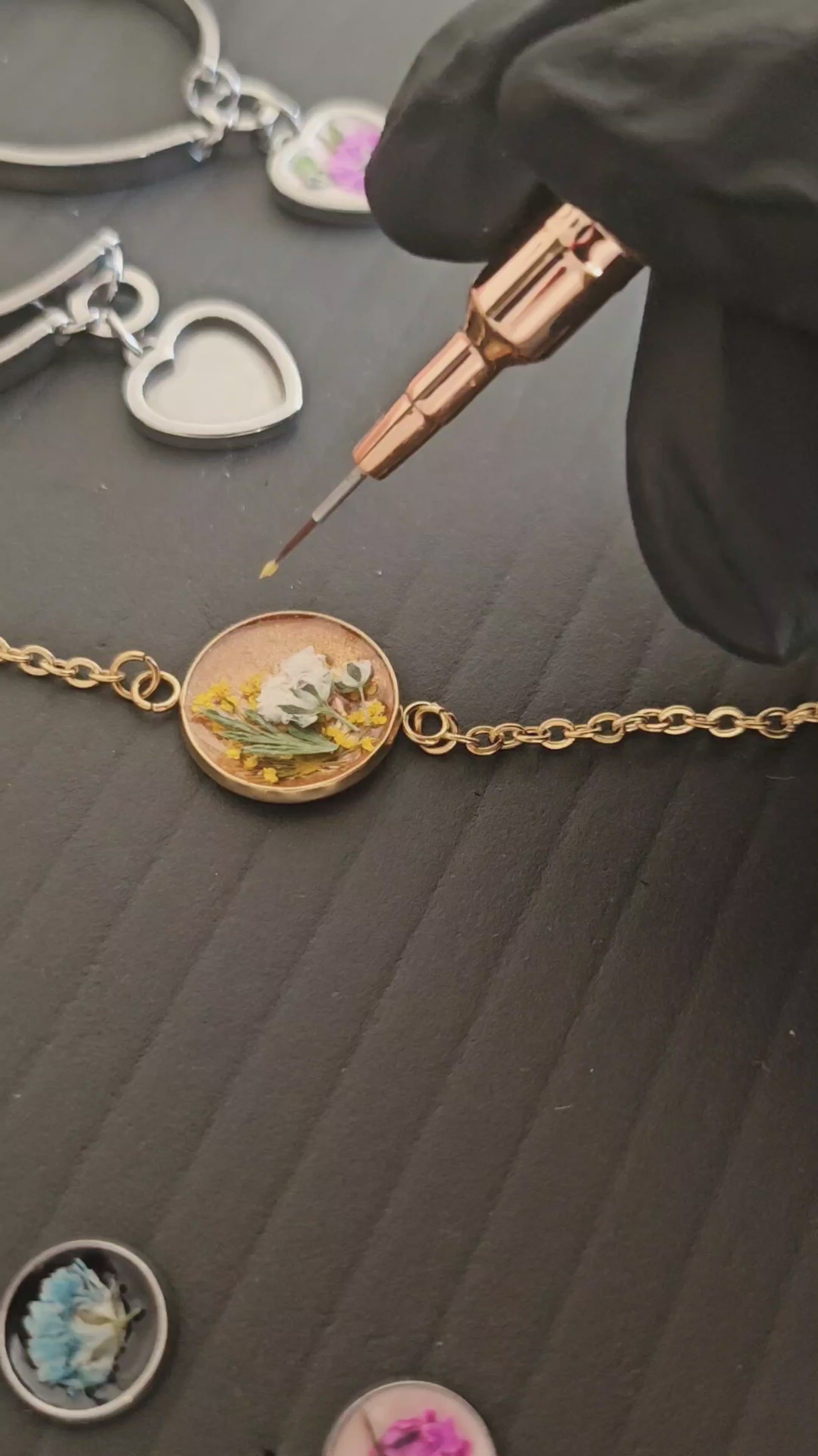 Golden Meadow Bee Bracelet