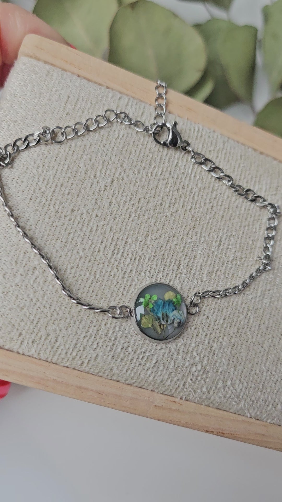 Blue Meadow Rain Bracelet