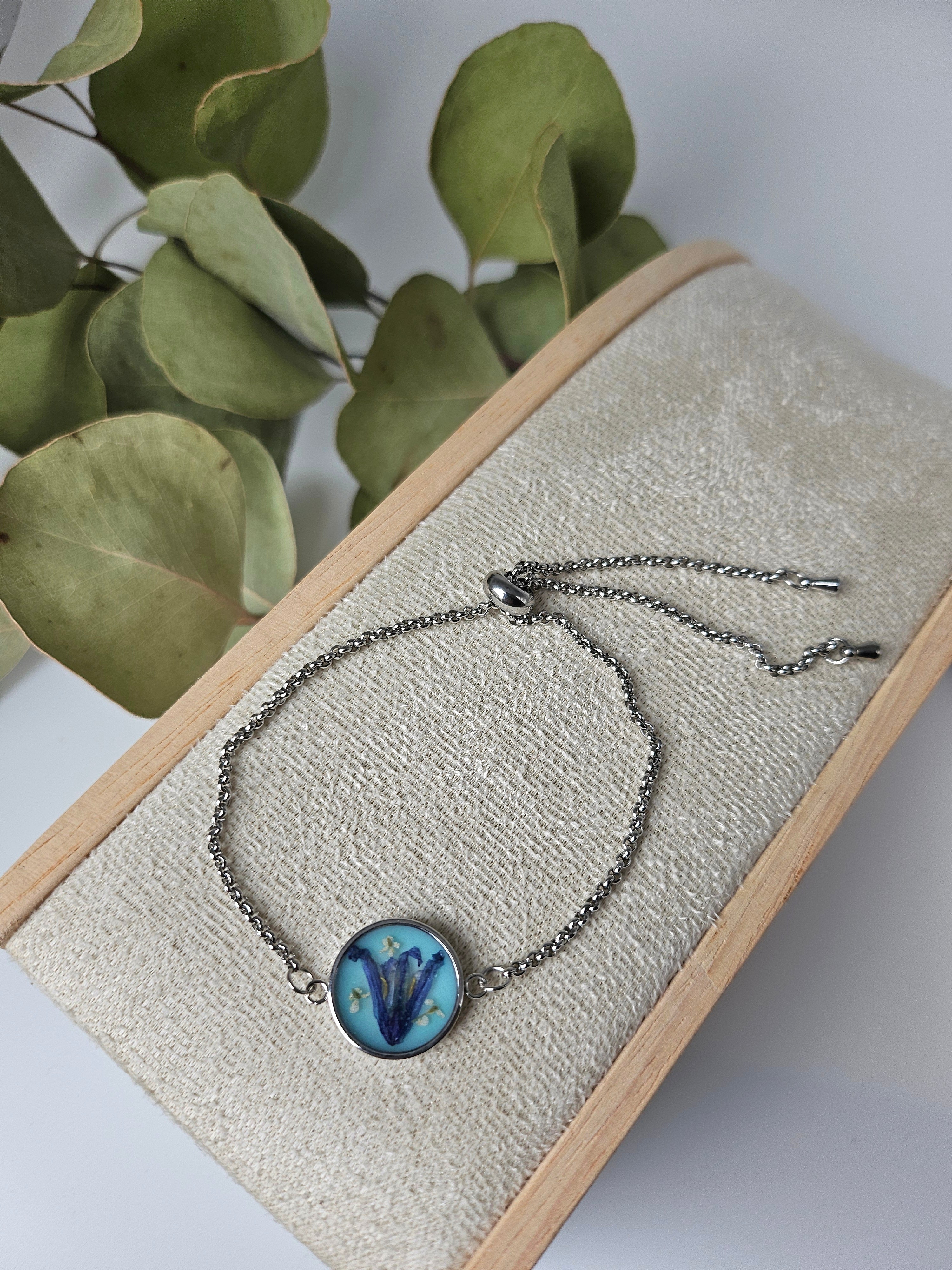 Bluebell Flower Bracelet