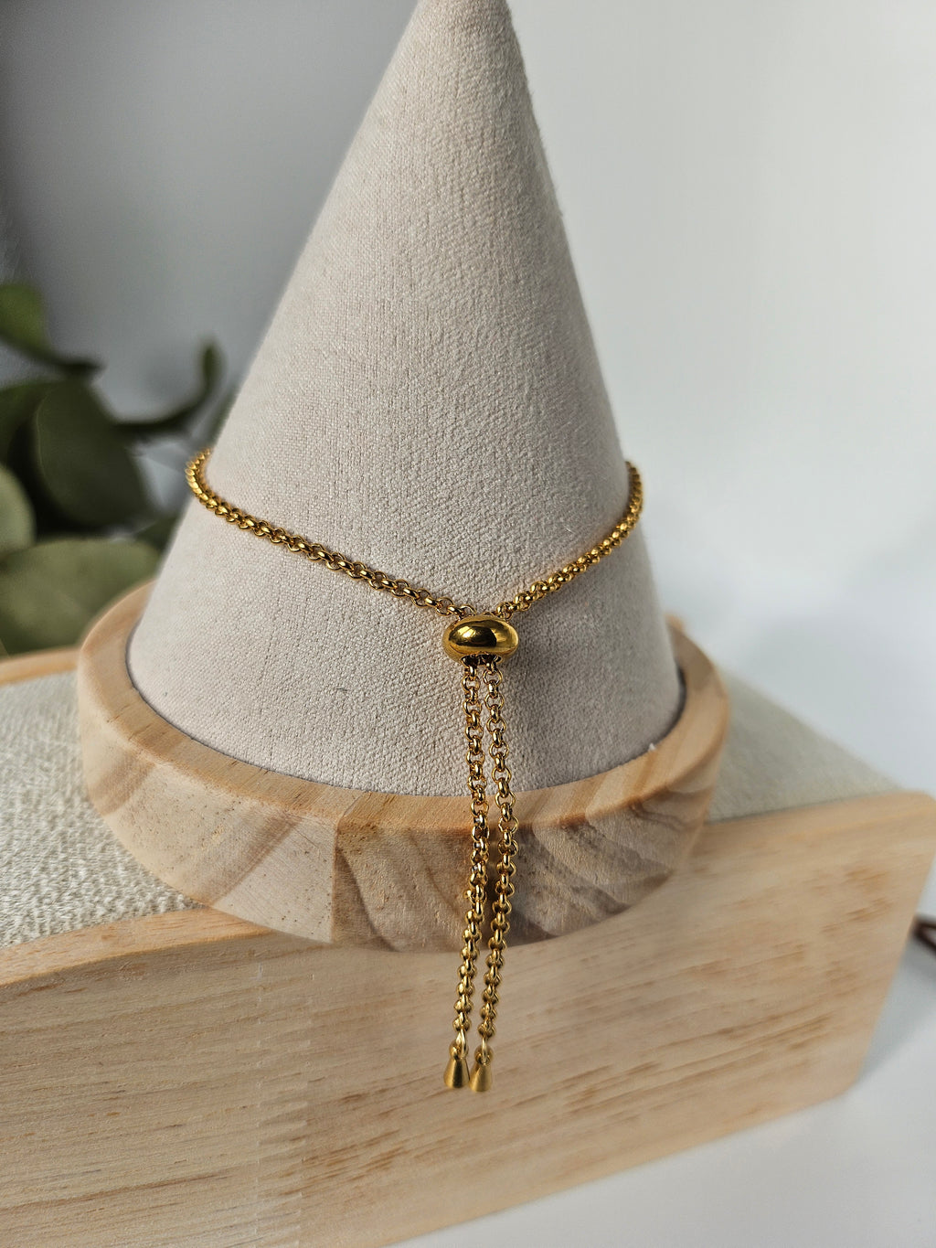 Hound's Ear Hexagon Bracelet