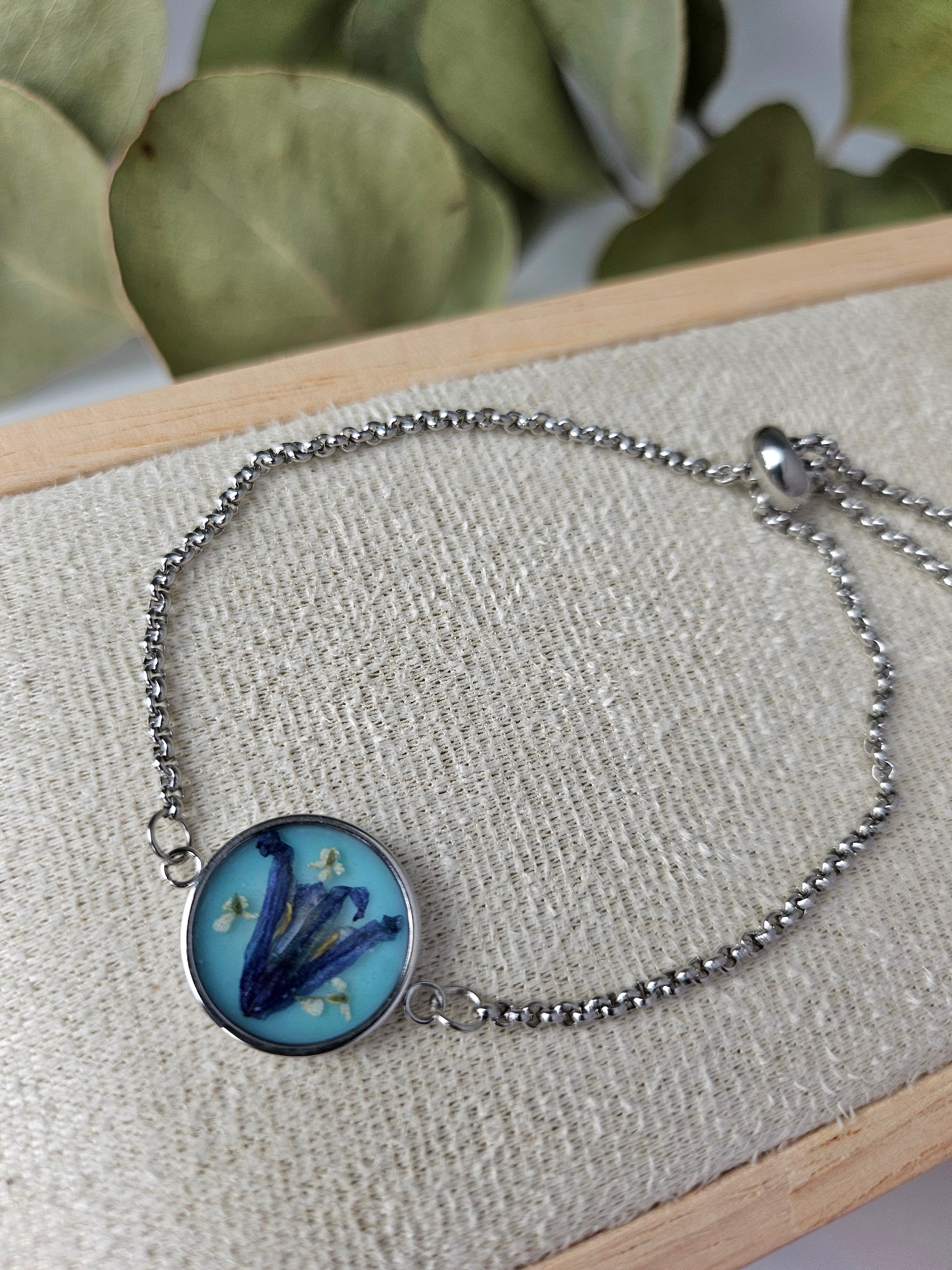 Bluebell Flower Bracelet